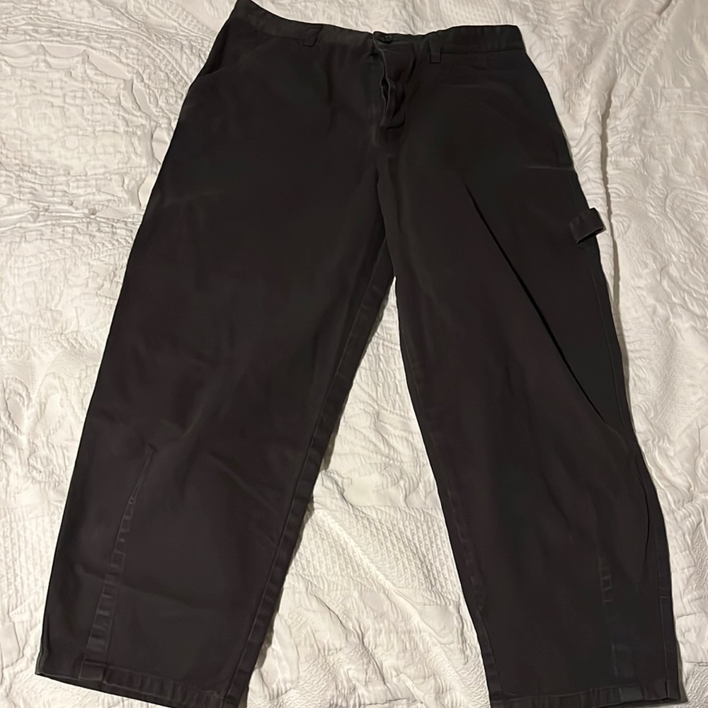 All Saints men’s carpenter trousers dark gray